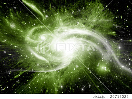 Stars, dust and gas nebula in a far galaxy Stars, dust and gas nebula in a far galaxy 26712022