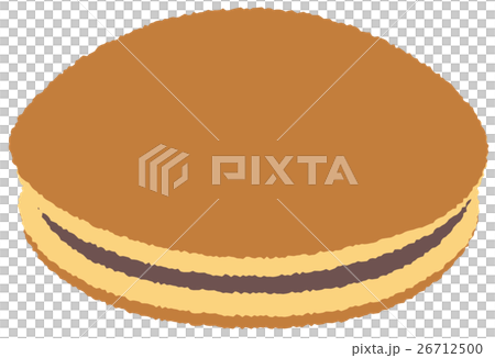 和菓子 どら焼きのイラスト素材