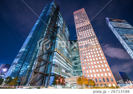 【東京】汐留・夜景【港区】 26713586