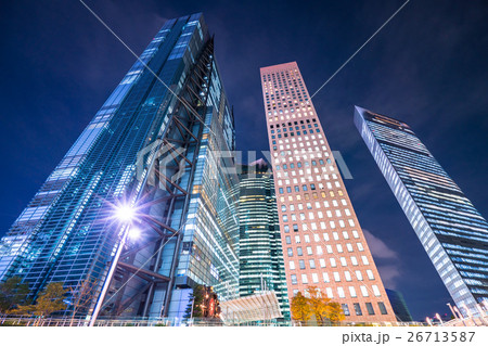 【東京】汐留・夜景【港区】 26713587