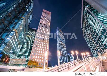 【東京】汐留・夜景【港区】 26713588