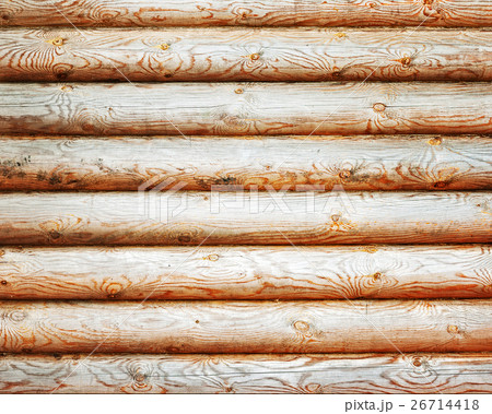 Natural background from log wall. 26714418