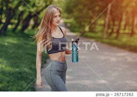 beautiful sporty girl 26717262