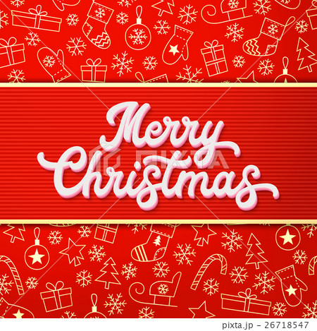 Merry Christmas. White 3d Xmas lettering. Merry Christmas. White 3d Xmas lettering. 26718547