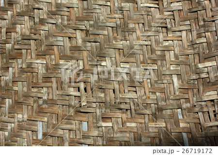 The wicker and bamboo made wall The wicker and bamboo made wall 26719172
