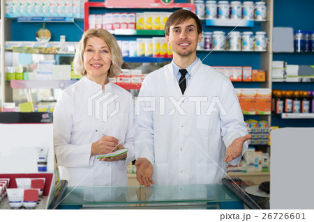 technicians working in chemist shop technicians working in chemist shop 26726601