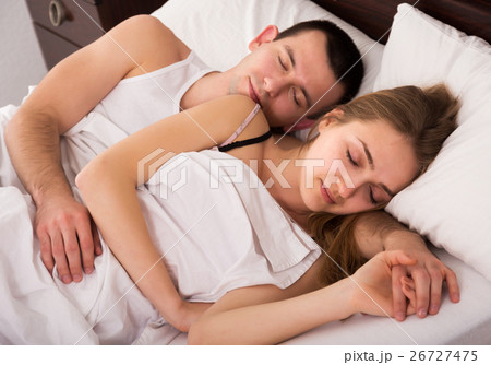 Loving family sleeping Loving family sleeping 26727475