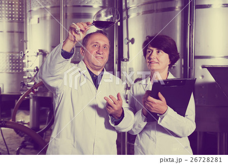 Two experts in winery 26728281