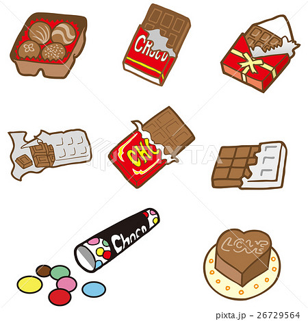 チョコレート01のイラスト素材