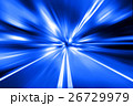 speed motion on night road 26729979