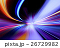 speed motion on night road 26729982