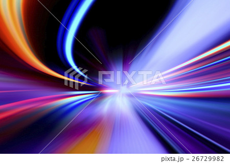speed motion on night road speed motion on night road 26729982