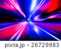 speed motion on night road 26729983