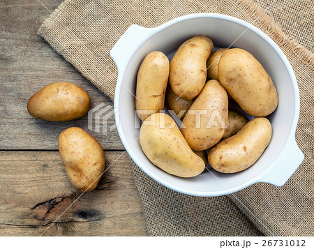 Composition of fresh organic potatoes. 26731012