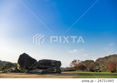 奈良明日香　秋の石舞台 26731065