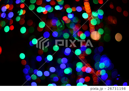 Abstract circular bokeh background of xmas light Abstract circular bokeh background of xmas light 26731198