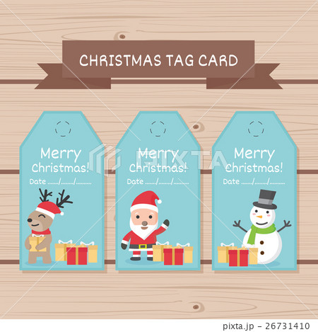 Christmas tag card design for use. 26731410