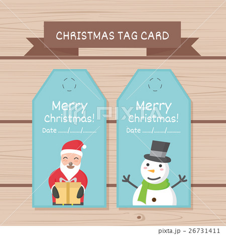 Christmas tag card design for use. 26731411