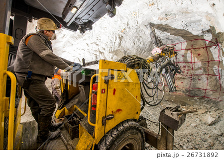 Gold mining underground 26731892