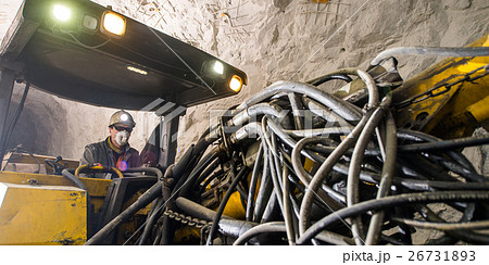 Gold mining underground 26731893