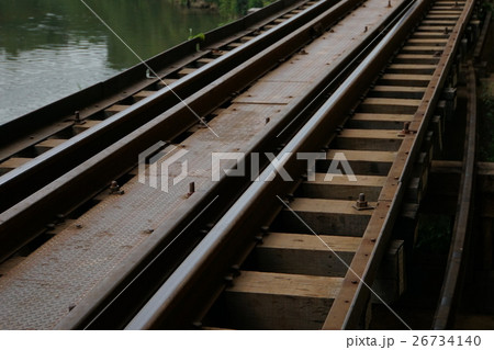 タイ国カンチャナブリーのタム・クラセー桟道橋（アルヒル桟道橋） 26734140