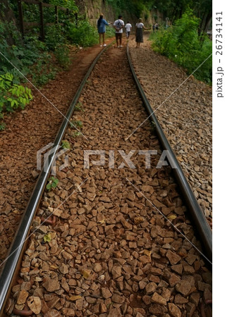 タイ国カンチャナブリーのアルヒル桟道橋（Death Railway in Kanchanaburi） 26734141