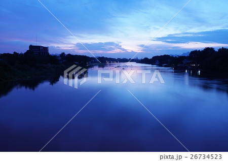 タイ王国カンチャナブリーの朝（Morning View of Kanchanaburi） 26734523