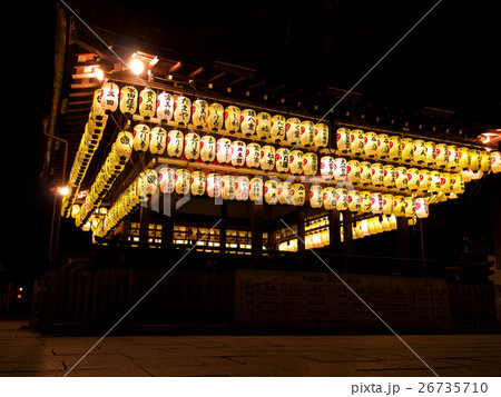 八坂神社舞殿夜景 26735710