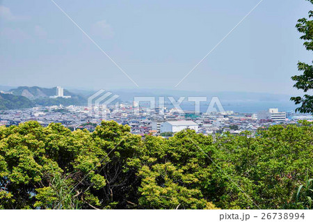 和歌山県　串本市街の眺め 26738994