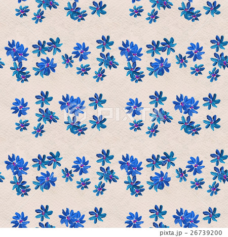 Seamless pattern with blue flowers Seamless pattern with blue flowers 26739200