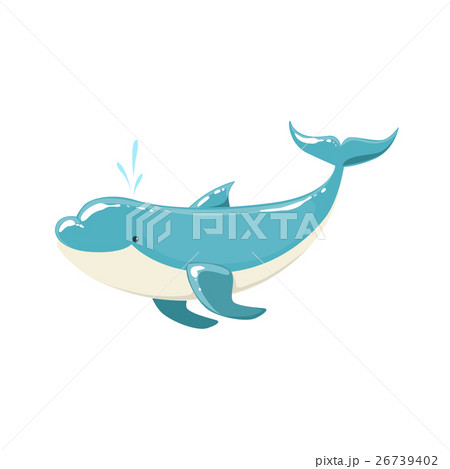 Blue Bottlenose Dolphin Jumping For Entertainment Blue Bottlenose Dolphin Jumping For Entertainment 26739402