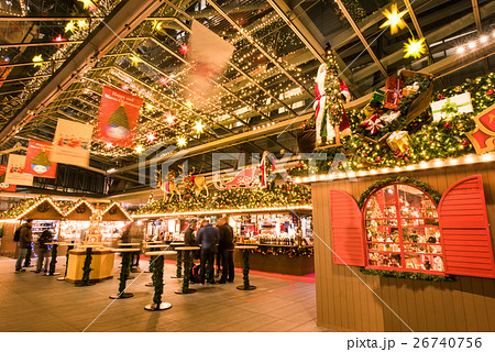 東京 六本木ヒルズ クリスマスマーケット16 の写真素材