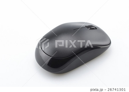 computer wireless mouse on white background 26741301