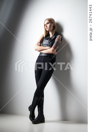 Girl posing in studio Girl posing in studio 26741443