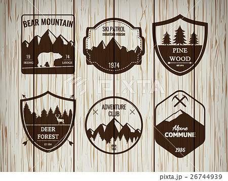 Camping and outdoors adventure vintage logos Camping and outdoors adventure vintage logos 26744939