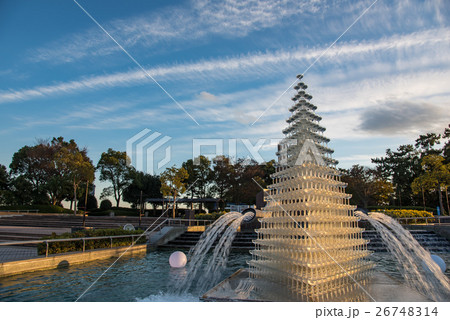 木曽三川公園 シャンパングラスタワーと噴水 木曽三川公園 シャンパングラスタワーと噴水 26748314