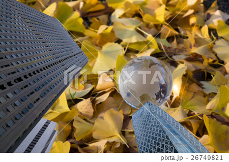 新宿西口　ビル　摩天楼　合成  CG ビジネス 26749821