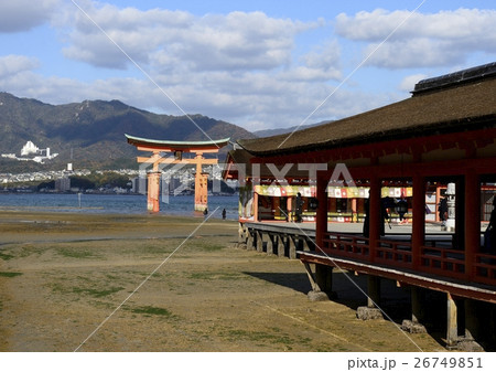 厳島神社の大鳥居 26749851