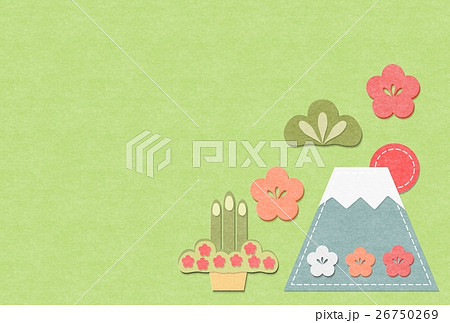 フエルト富士山背景 26750269