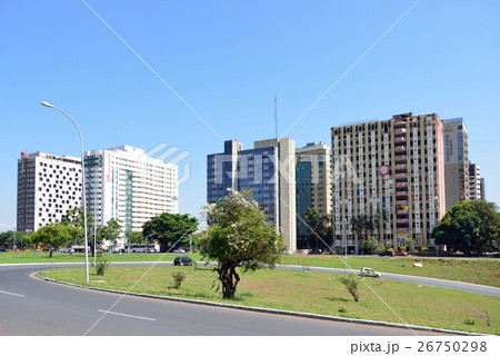 ブラジル　ブラジリア　ブラジリア街並み 26750298
