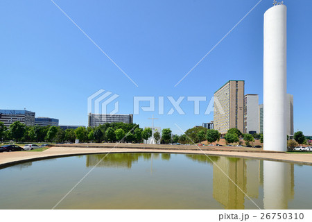 ブラジル　ブラジリア　ブラジリア街並み 26750310