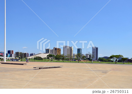 ブラジル　ブラジリア　ブラジリア街並み 26750311