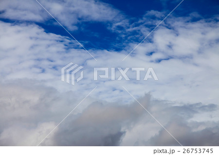 Blue sky with clouds. 26753745