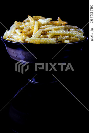 Dried insect deed fried, Worm bamboo fried. 26753760