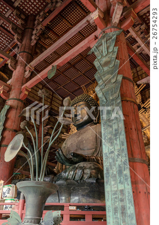 東大寺盧舎那仏像の写真素材