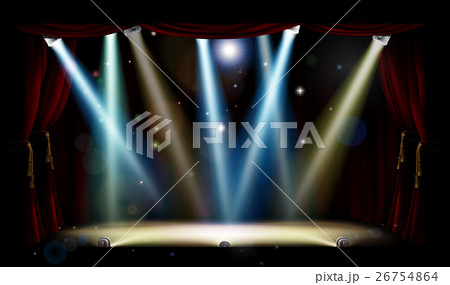 Spotlights Theater Stage 26754864