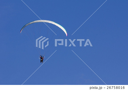 青空とパラグライダー 青空とパラグライダー 26758016