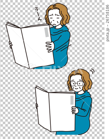 阿姨看報紙 26758186