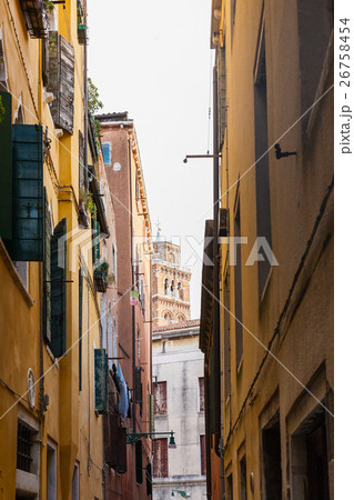 narrow street in central district of Venice city narrow street in central district of Venice city 26758454