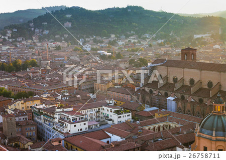 above view of Bologna town from Torre Asinelli 26758711